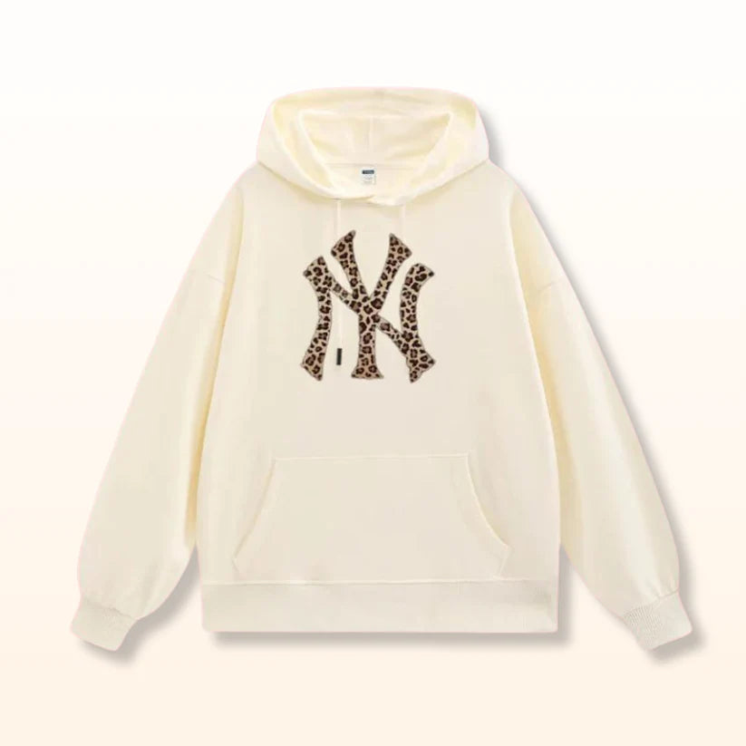 NY LEOPARD HOODIE